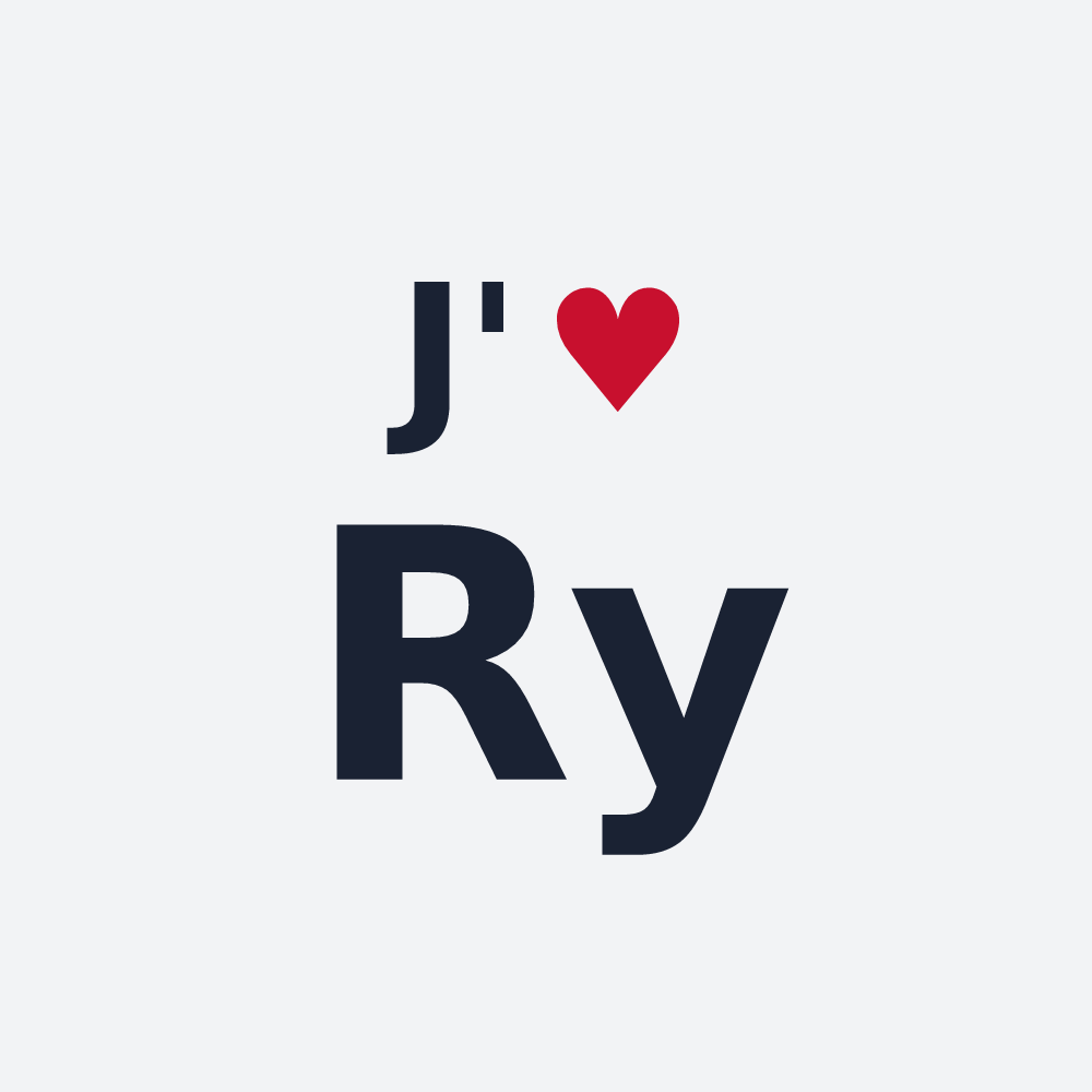 Poster personnalisé Ry — design J'aime Ry