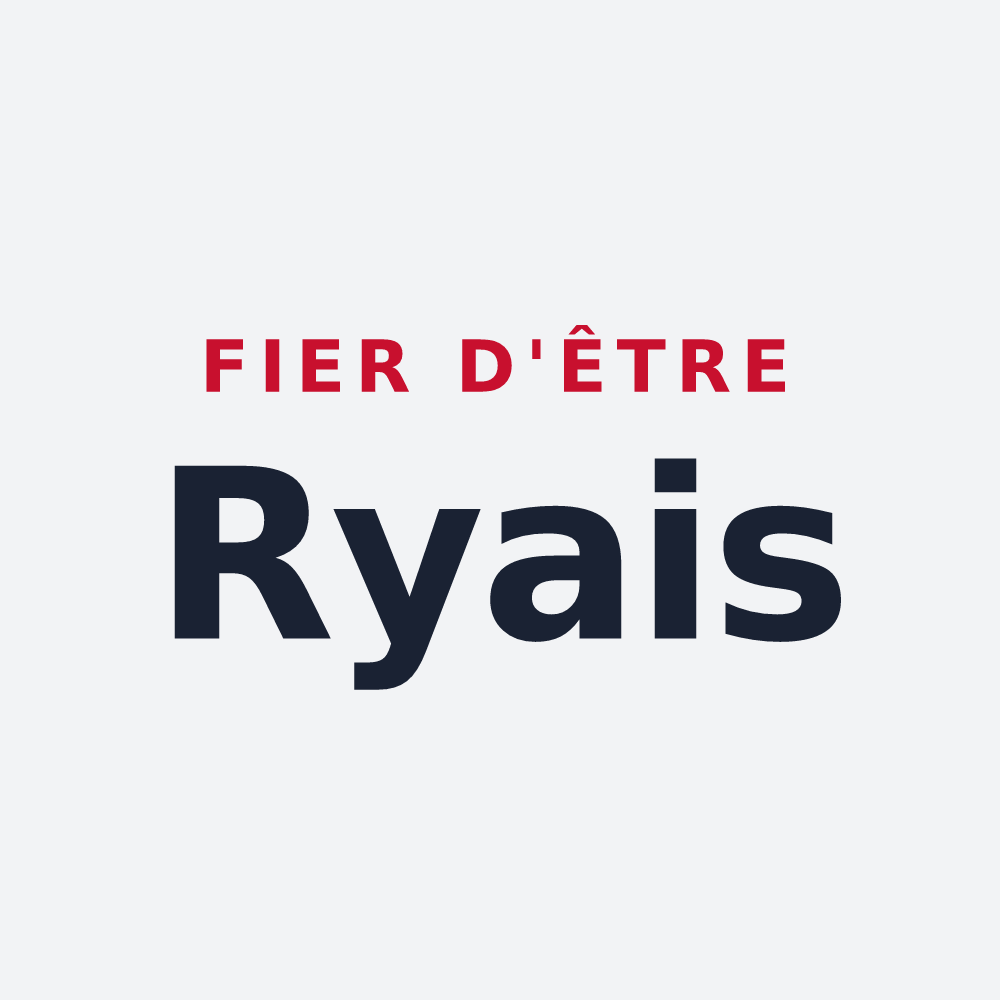 Poster « Fier d'être Ryais » — design pour Ry