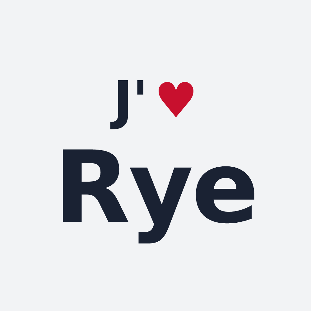 Poster personnalisé Rye — design J'aime Rye