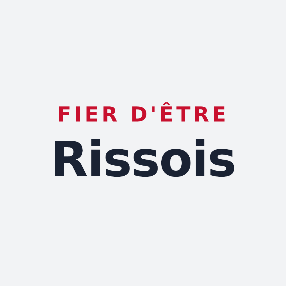 Poster « Fier d'être Rissois » — design pour Ryes