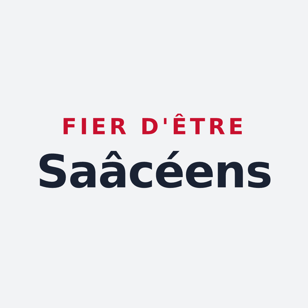 Poster « Fier d'être Saâcéens » — design pour Saâcy-sur-Marne