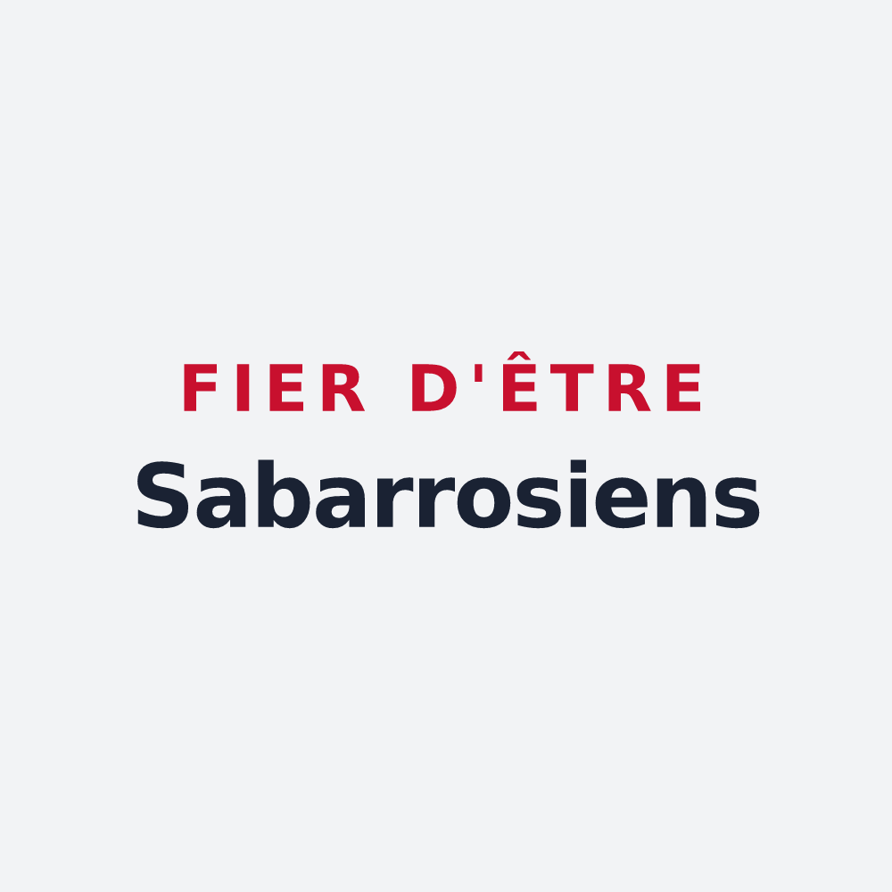 Poster « Fier d'être Sabarrosiens » — design pour Sabarros