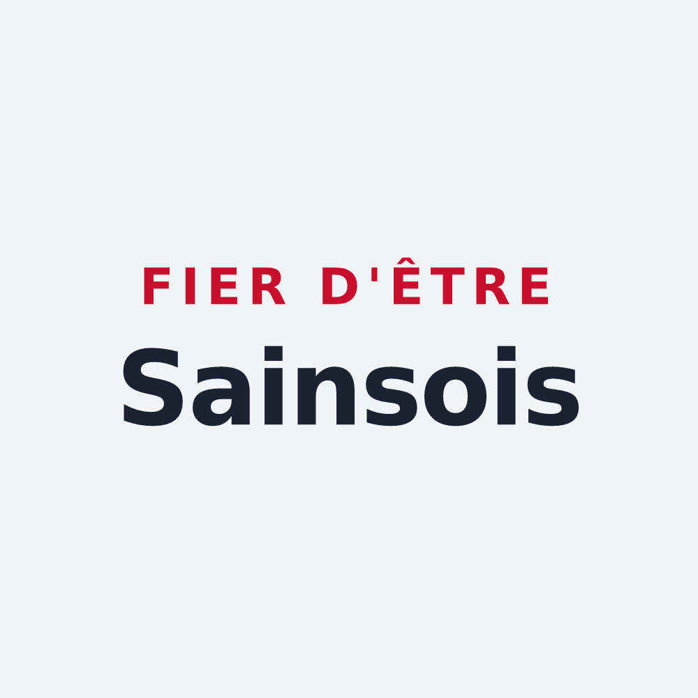 Poster « Fier d'être Sainsois » — design pour Sains-du-Nord