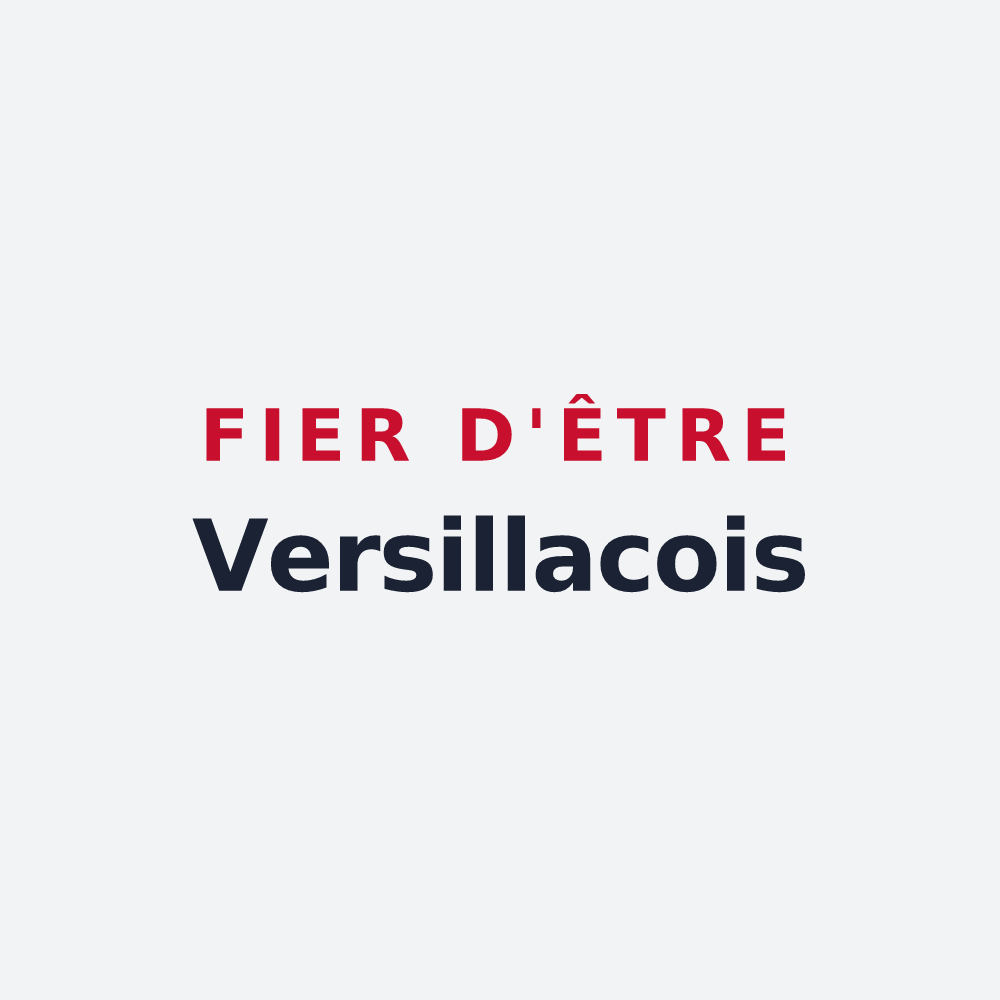 Poster « Fier d'être Versillacois » — design pour Saint-Agnant-de-Versillat