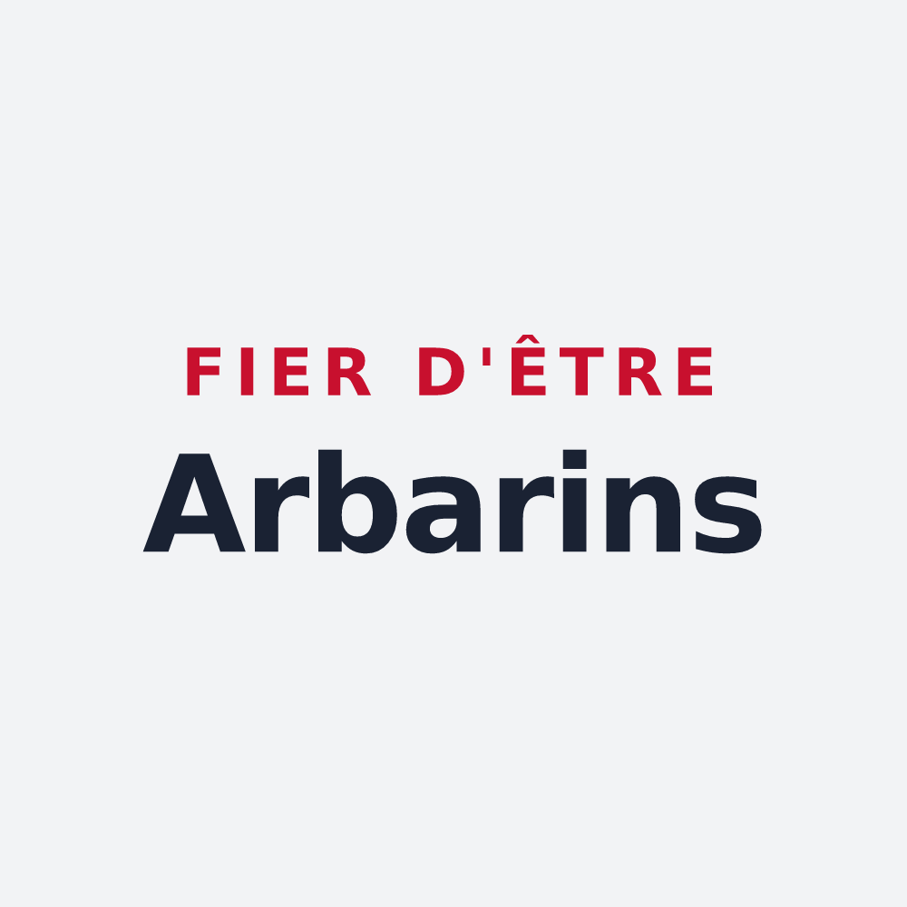 Poster « Fier d'être Arbarins » — design pour Saint-Alban-d'Hurtières
