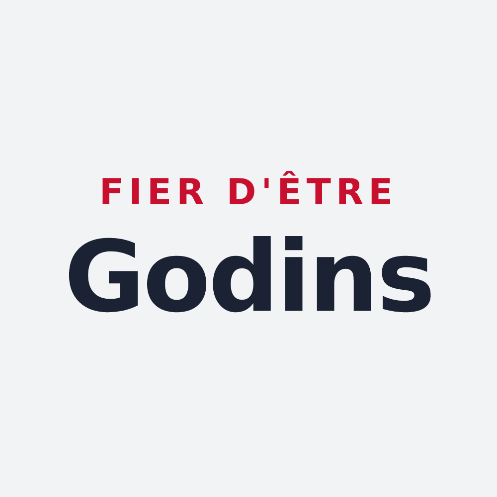 Poster « Fier d'être Godins » — design pour Saint-Amand-sur-Fion