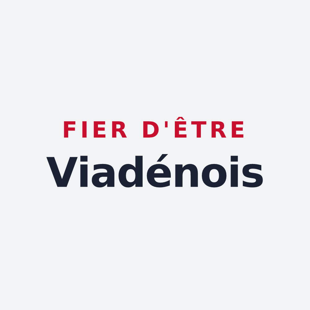 Poster « Fier d'être Viadénois » — design pour Saint-Amans-des-Cots