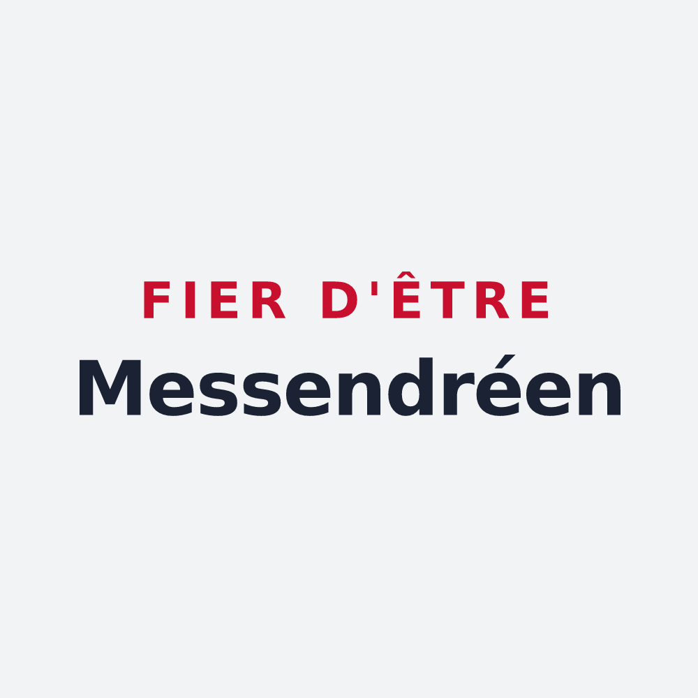 Poster « Fier d'être Messendréen » — design pour Saint-André-de-Messei