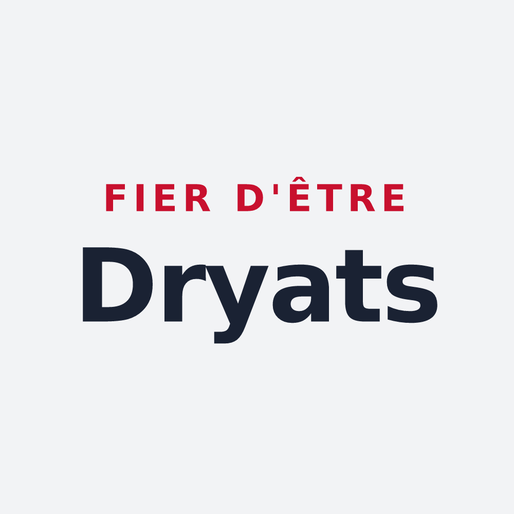 Poster « Fier d'être Dryats » — design pour Saint-André-les-Vergers