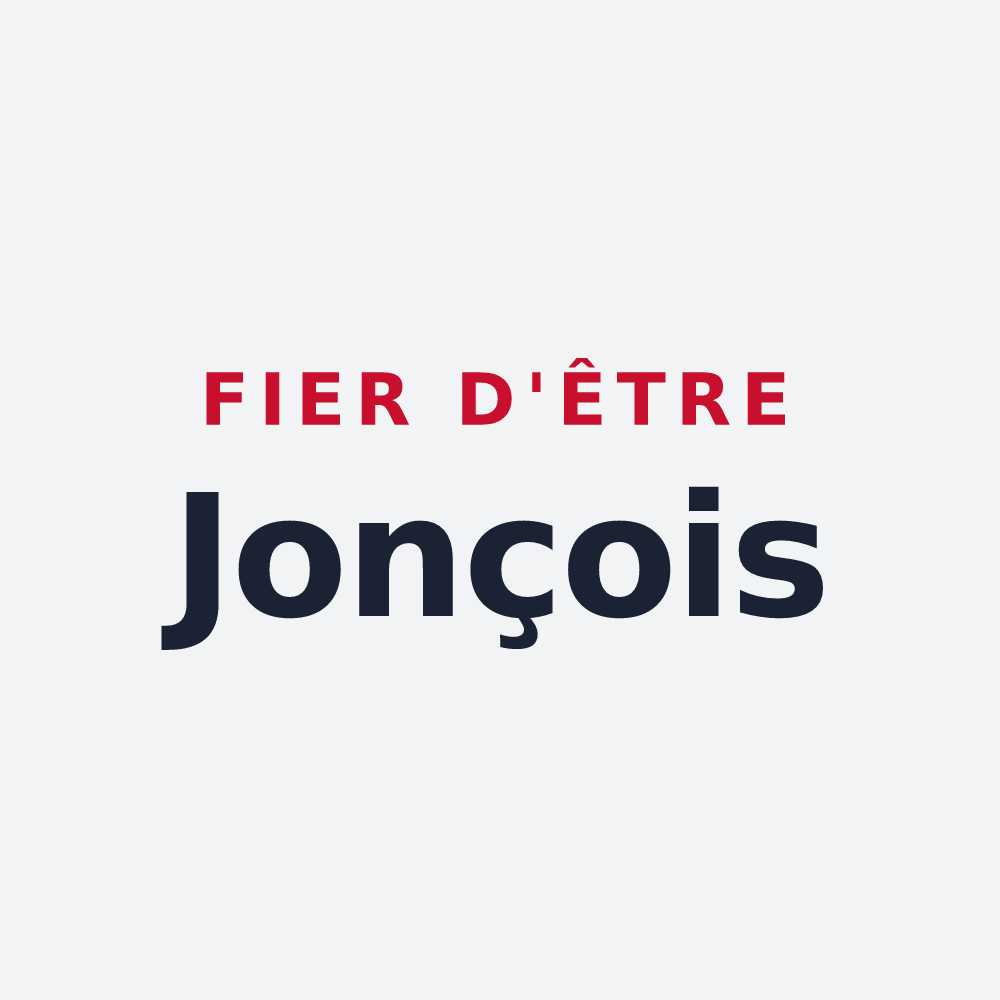 Poster « Fier d'être Jonçois » — design pour Saint-André-sur-Vieux-Jonc