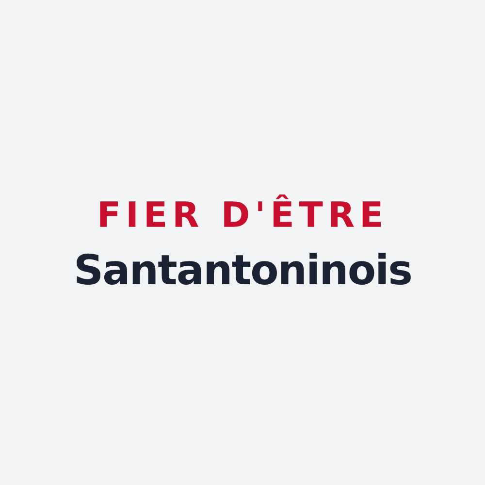 Poster « Fier d'être Santantoninois » — design pour Saint-Antonin