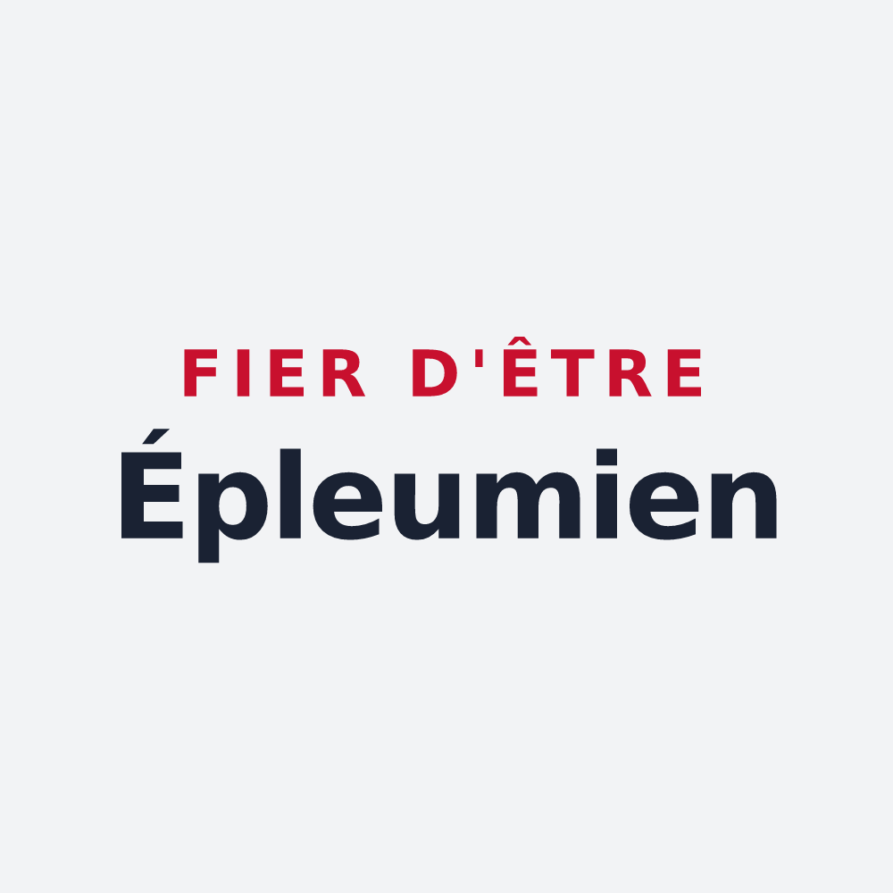 Poster « Fier d'être Épleumien » — design pour Saint-Apollinaire
