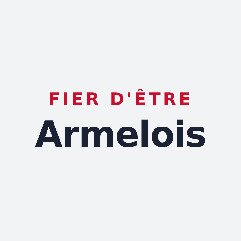 Poster « Fier d'être Armelois » — design pour Saint-Armel