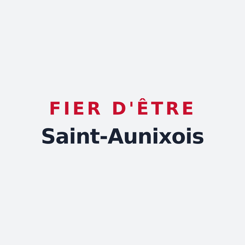 Poster « Fier d'être Saint-Aunixois » — design pour Saint-Aunix-Lengros