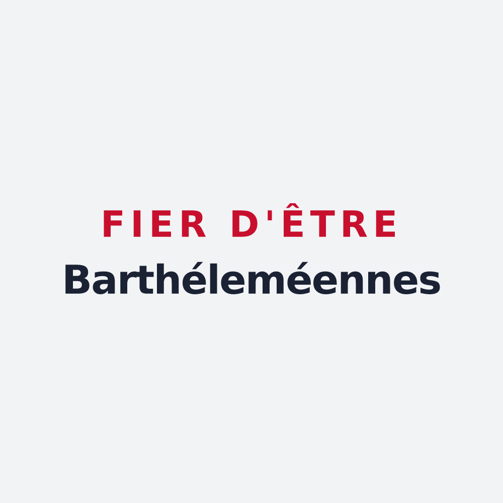 Poster « Fier d'être Barthéleméennes » — design pour Saint-Barthélemy-d'Agenais