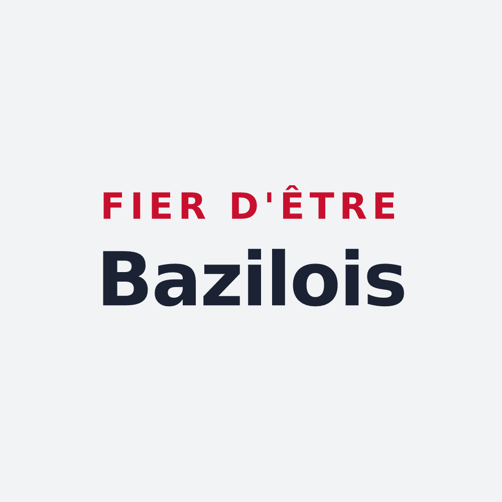 Poster « Fier d'être Bazilois » — design pour Saint-Bazile-de-Meyssac