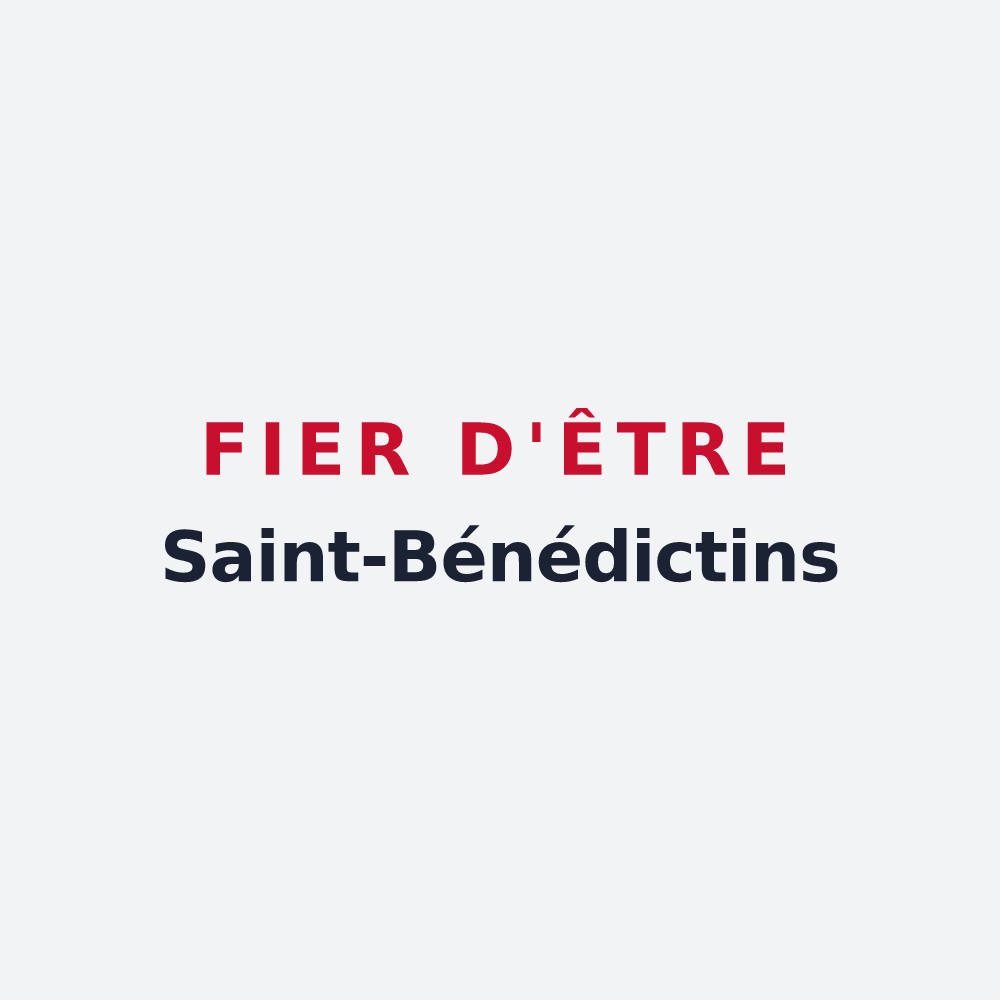 Poster « Fier d'être Saint-Bénédictins » — design pour Saint-Benoit-en-Diois