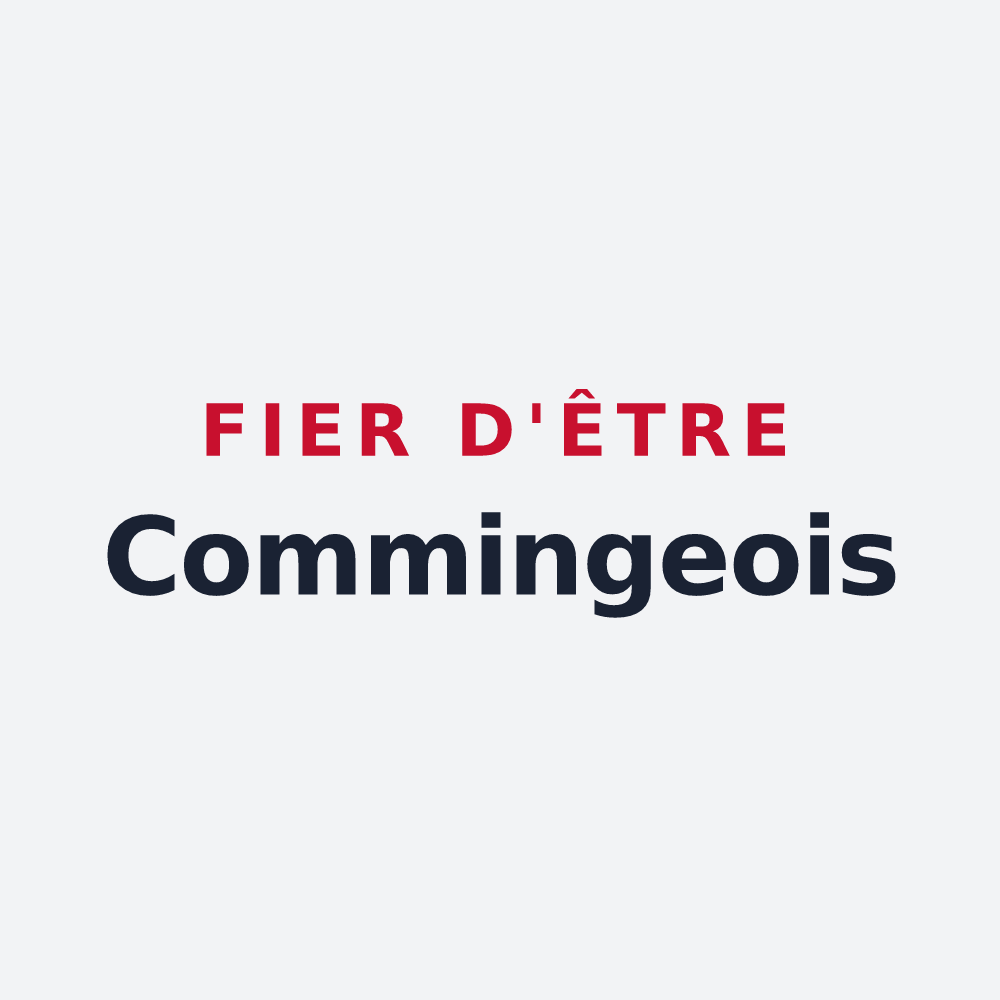 Poster « Fier d'être Commingeois » — design pour Saint-Bertrand-de-Comminges