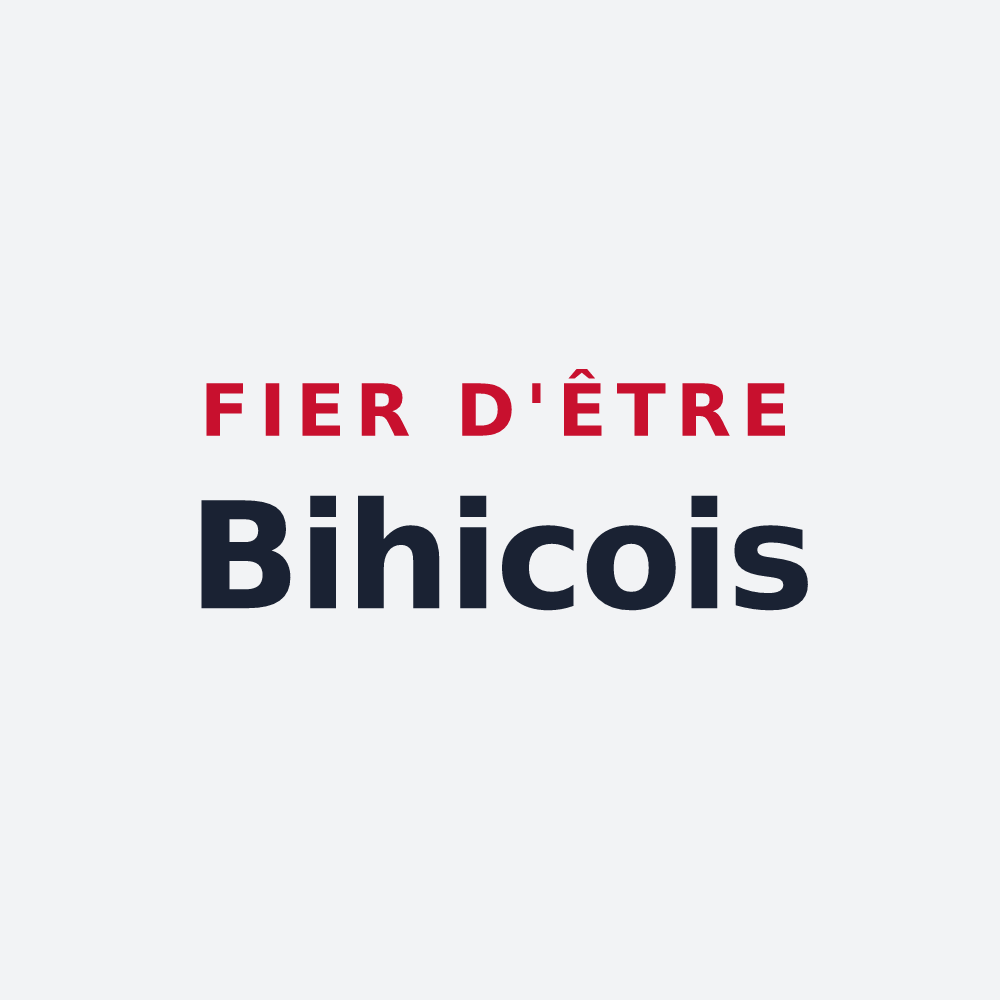Poster « Fier d'être Bihicois » — design pour Saint-Bihy