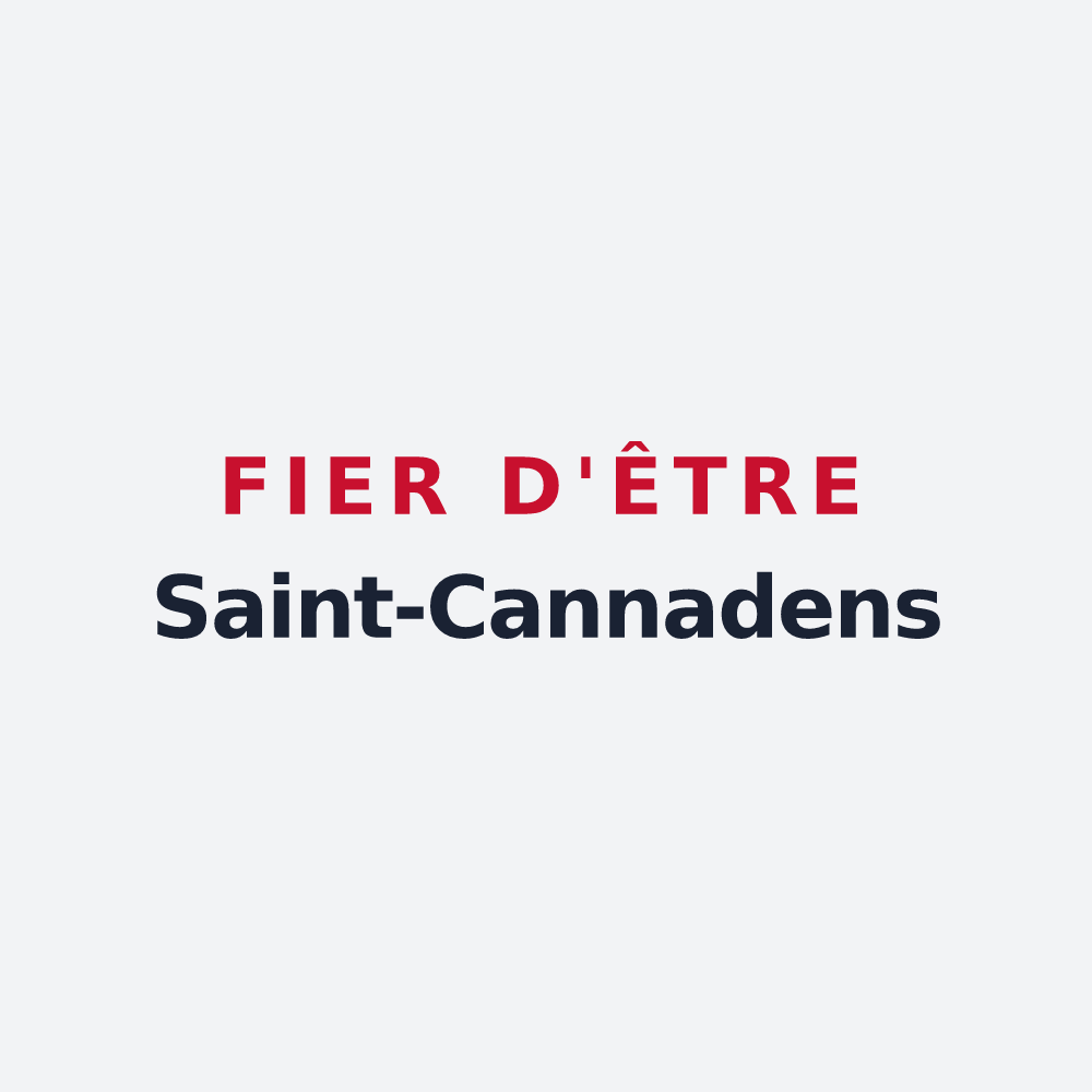 Poster « Fier d'être Saint-Cannadens » — design pour Saint-Cannat