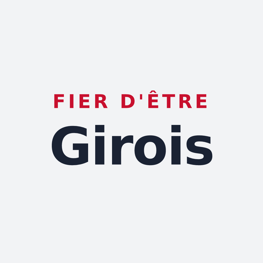 Poster « Fier d'être Girois » — design pour Saint-Céneri-le-Gérei