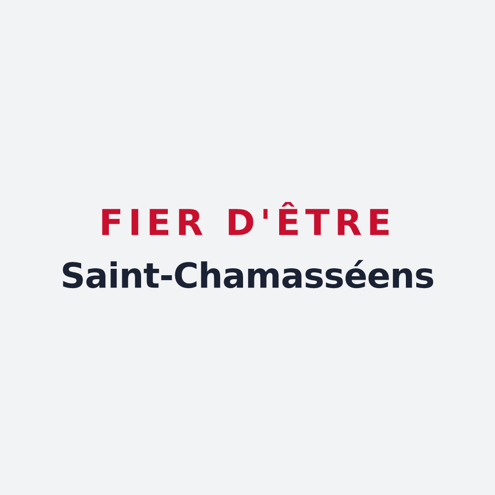 Poster « Fier d'être Saint-Chamasséens » — design pour Saint-Chamas