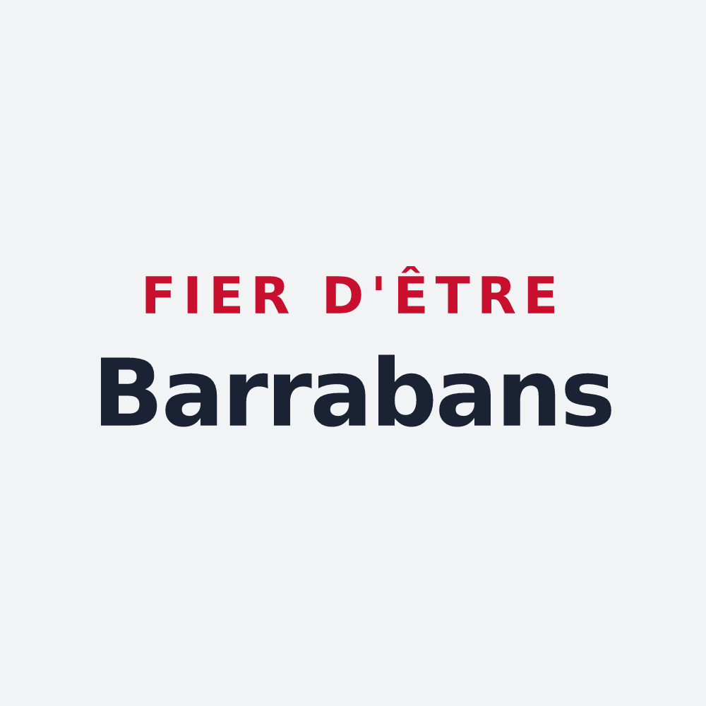 Poster « Fier d'être Barrabans » — design pour Saint-Chély-d'Apcher