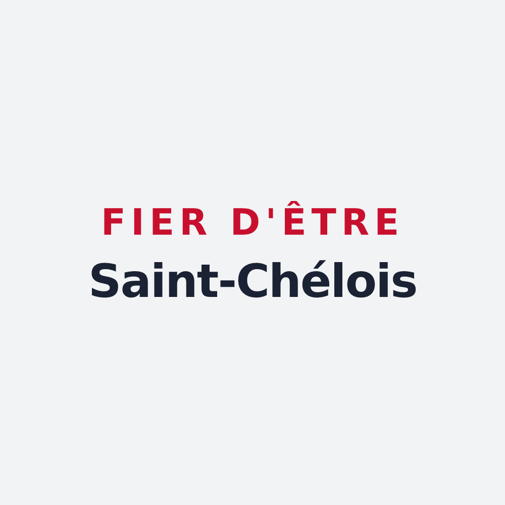 Poster « Fier d'être Saint-Chélois » — design pour Saint-Chély-d'Aubrac