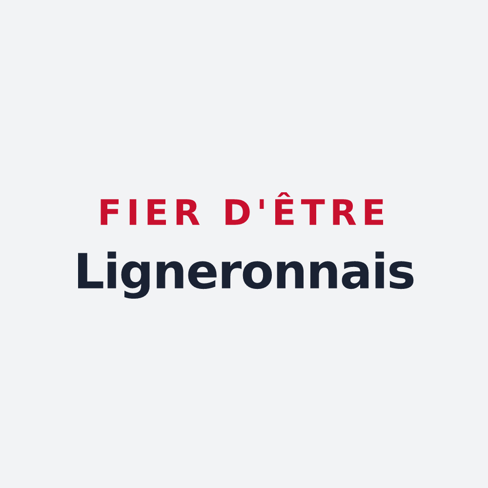 Poster « Fier d'être Ligneronnais » — design pour Saint-Christophe-du-Ligneron