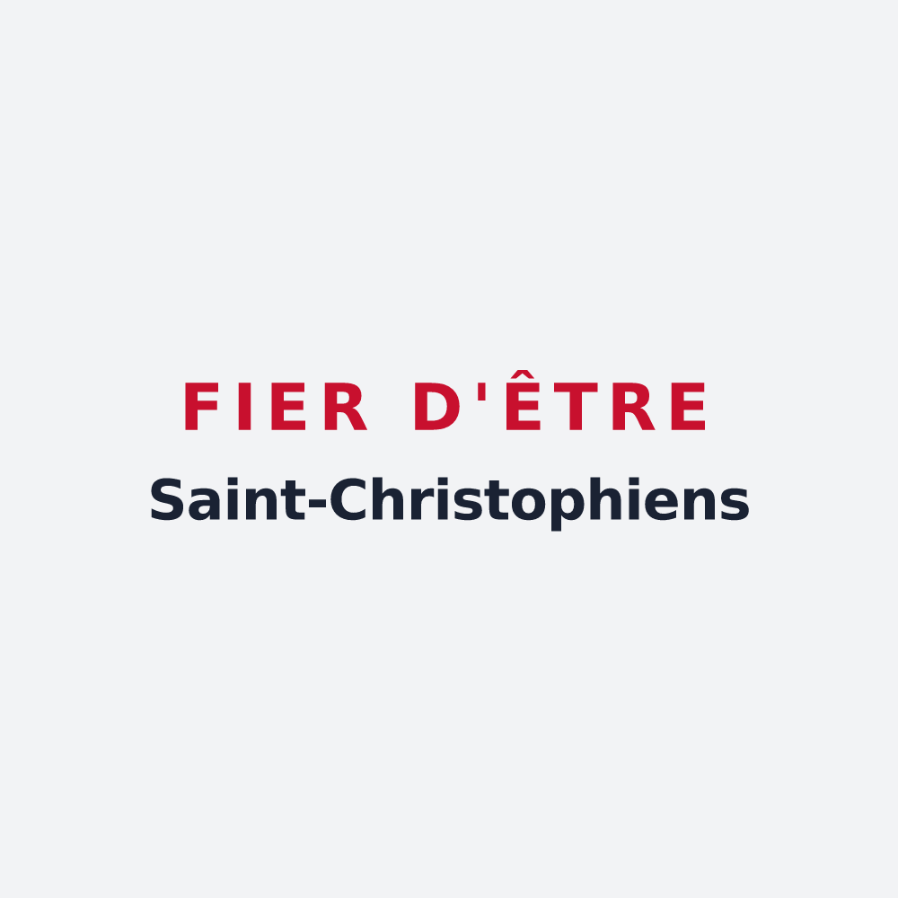 Poster « Fier d'être Saint-Christophiens » — design pour Saint-Christophe-en-Champagne