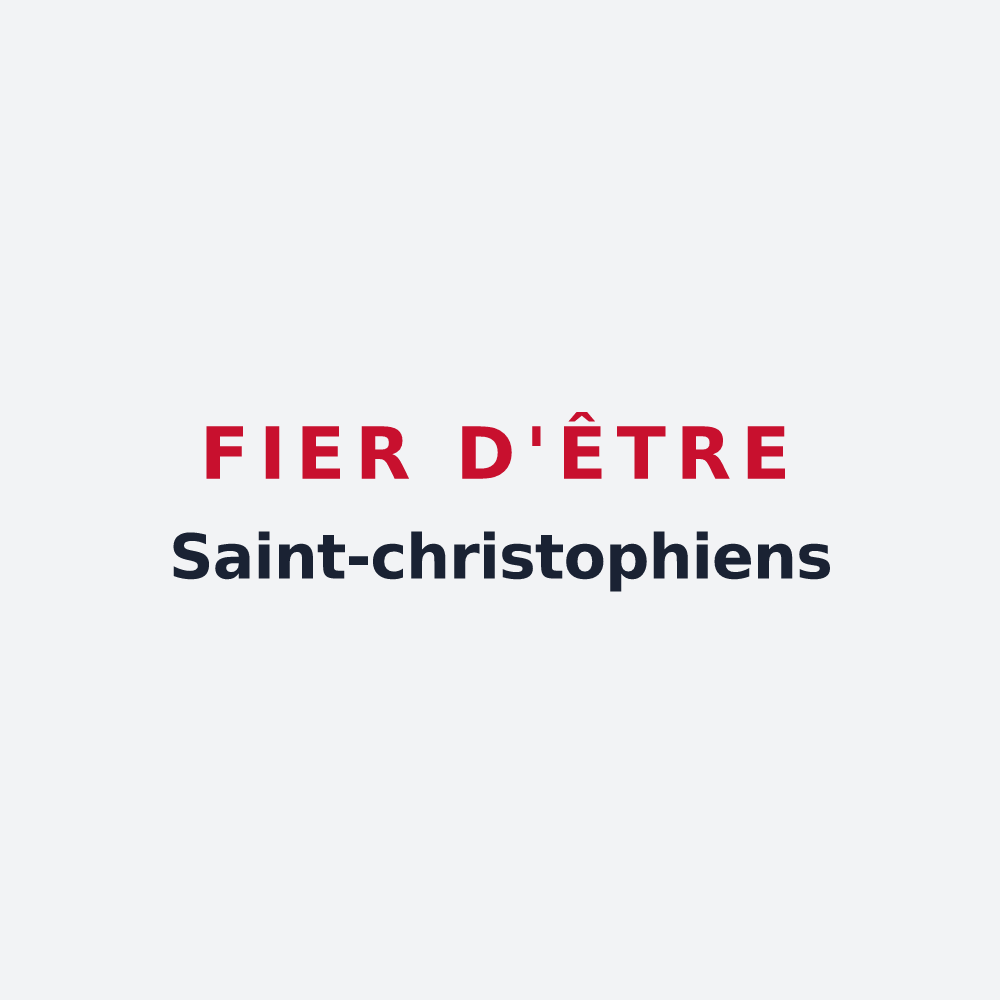 Poster « Fier d'être Saint-christophiens » — design pour Saint-Christophe-sur-Condé