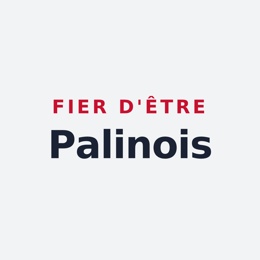 Poster « Fier d'être Palinois » — design pour Saint-Denis-de-Palin
