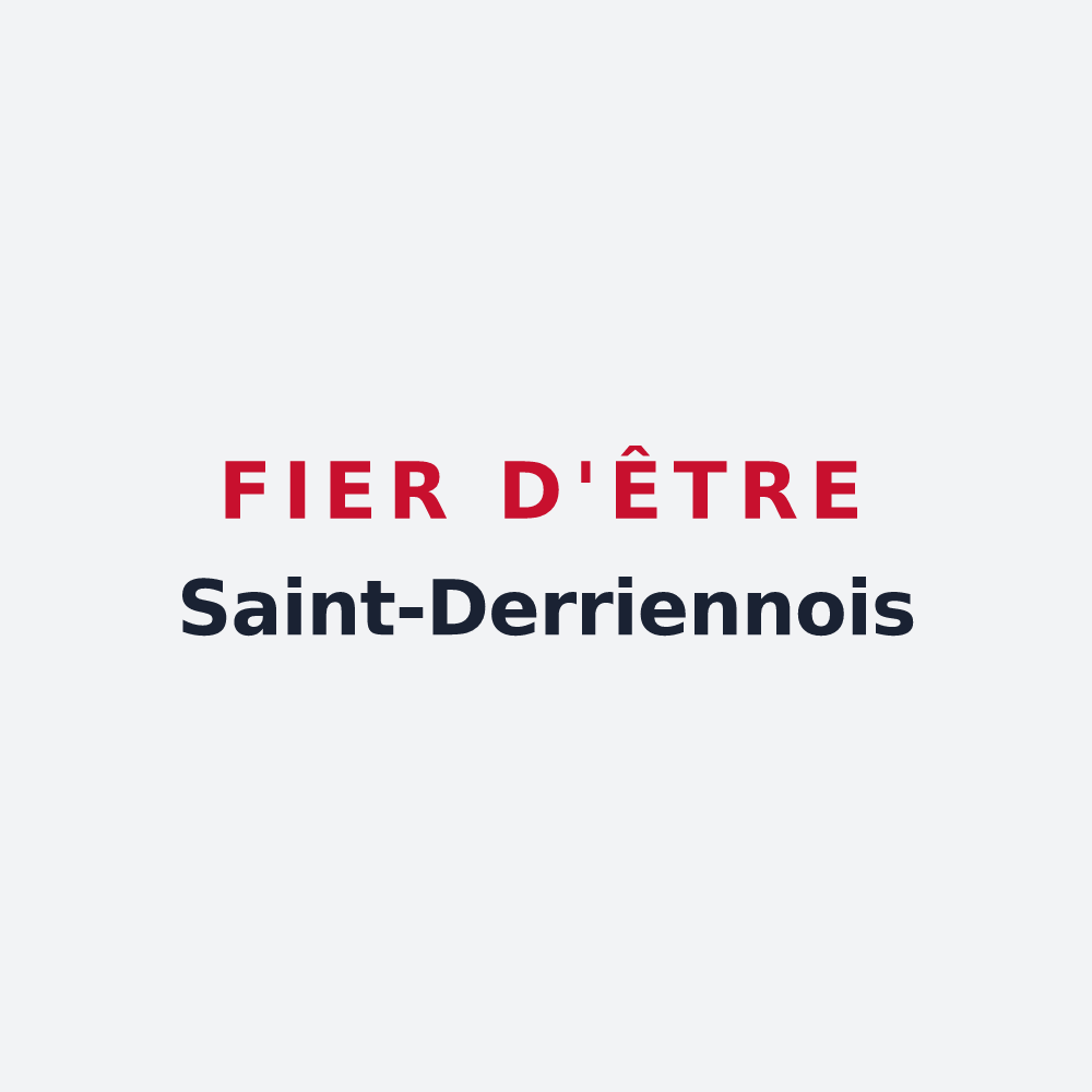 Poster « Fier d'être Saint-Derriennois » — design pour Saint-Derrien