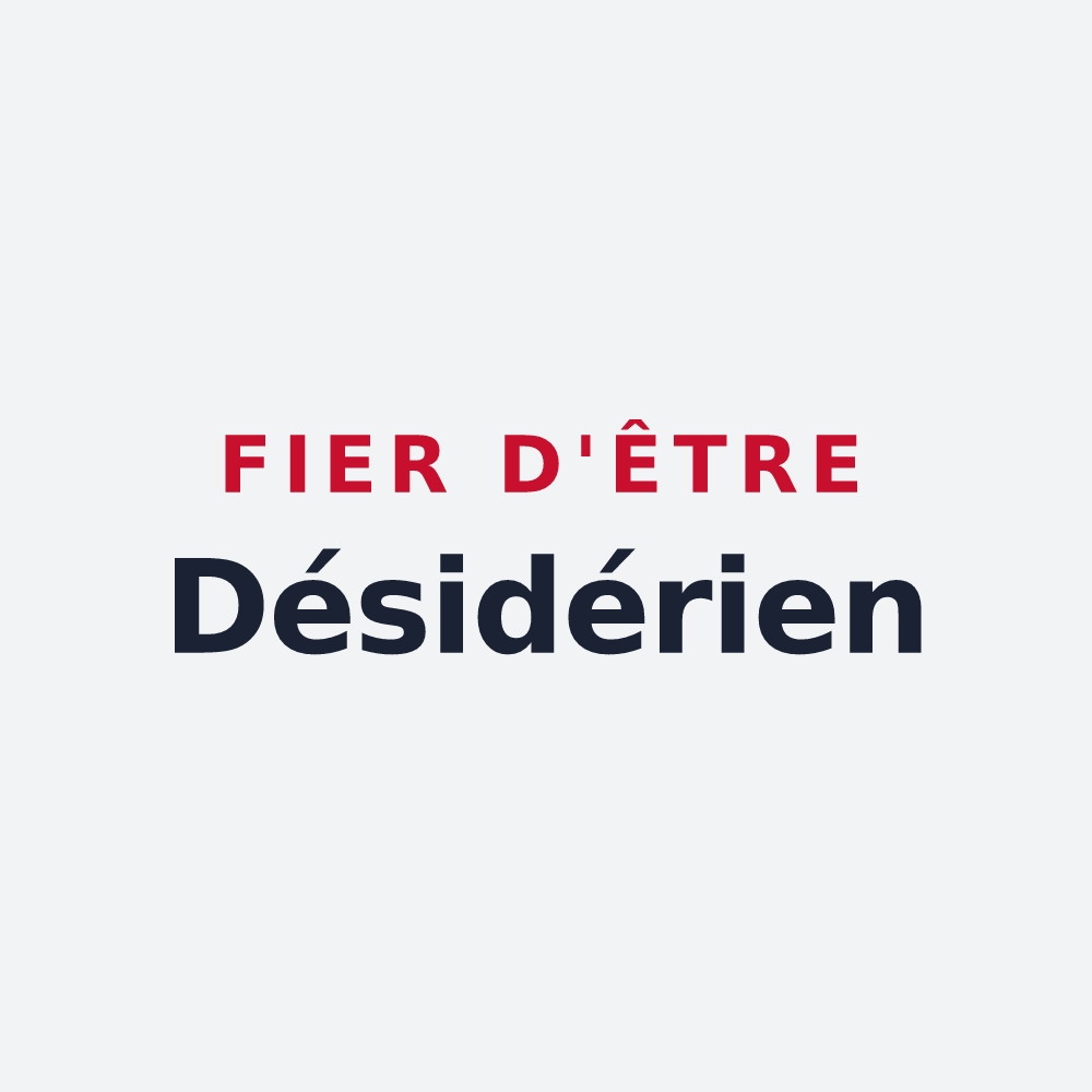 Poster « Fier d'être Désidérien » — design pour Saint-Didier-de-Formans