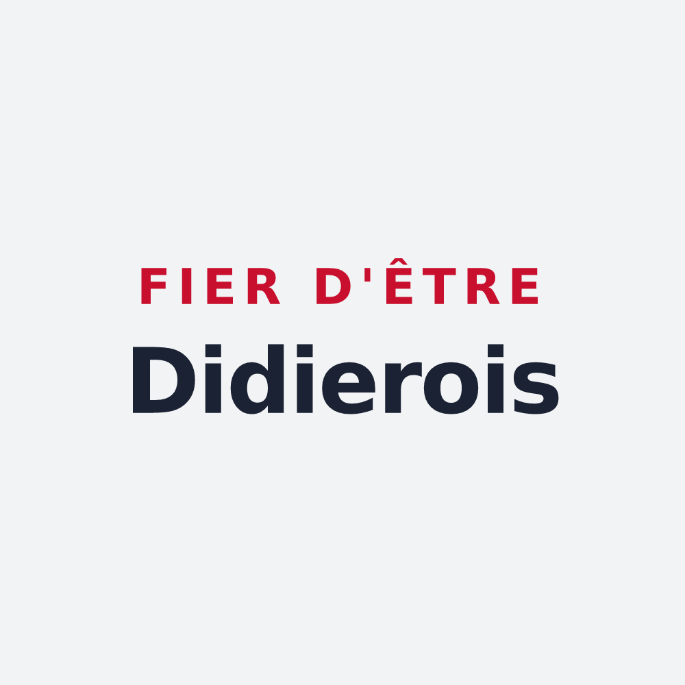 Poster « Fier d'être Didierois » — design pour Saint-Didier-en-Donjon