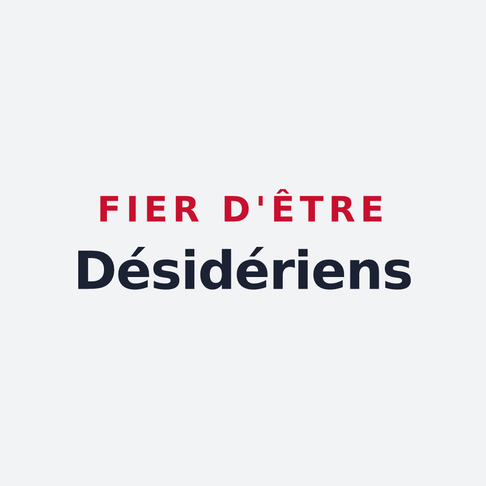 Poster « Fier d'être Désidériens » — design pour Saint-Didier-sur-Chalaronne
