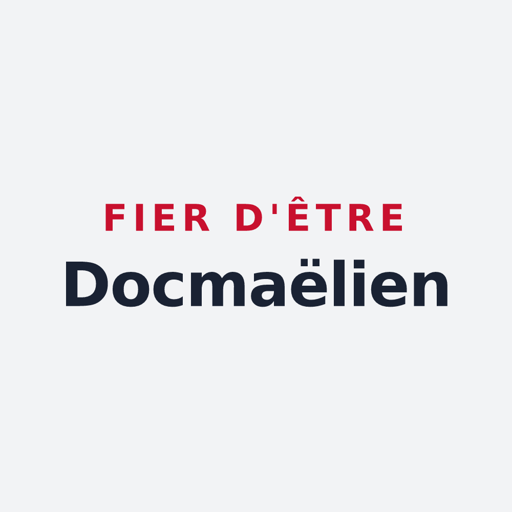 Poster « Fier d'être Docmaëlien » — design pour Saint-Domineuc