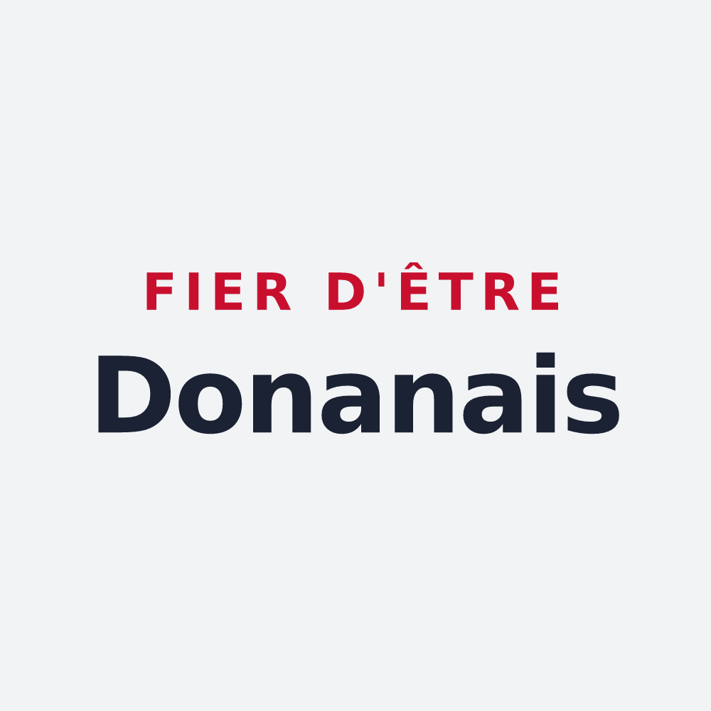 Poster « Fier d'être Donanais » — design pour Saint-Donan