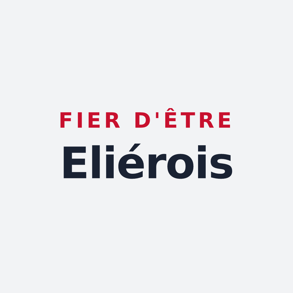 Poster « Fier d'être Eliérois » — design pour Saint-Élier