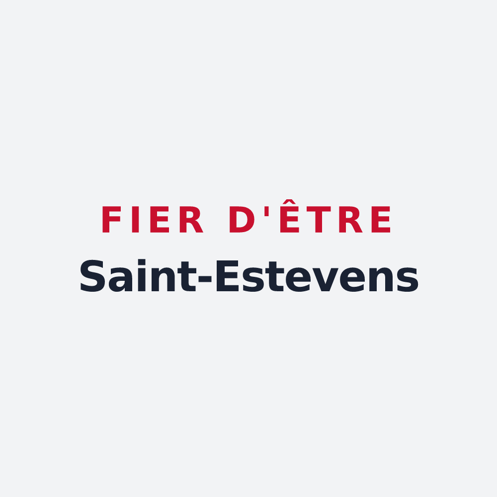 Poster « Fier d'être Saint-Estevens » — design pour Saint-Estève-Janson