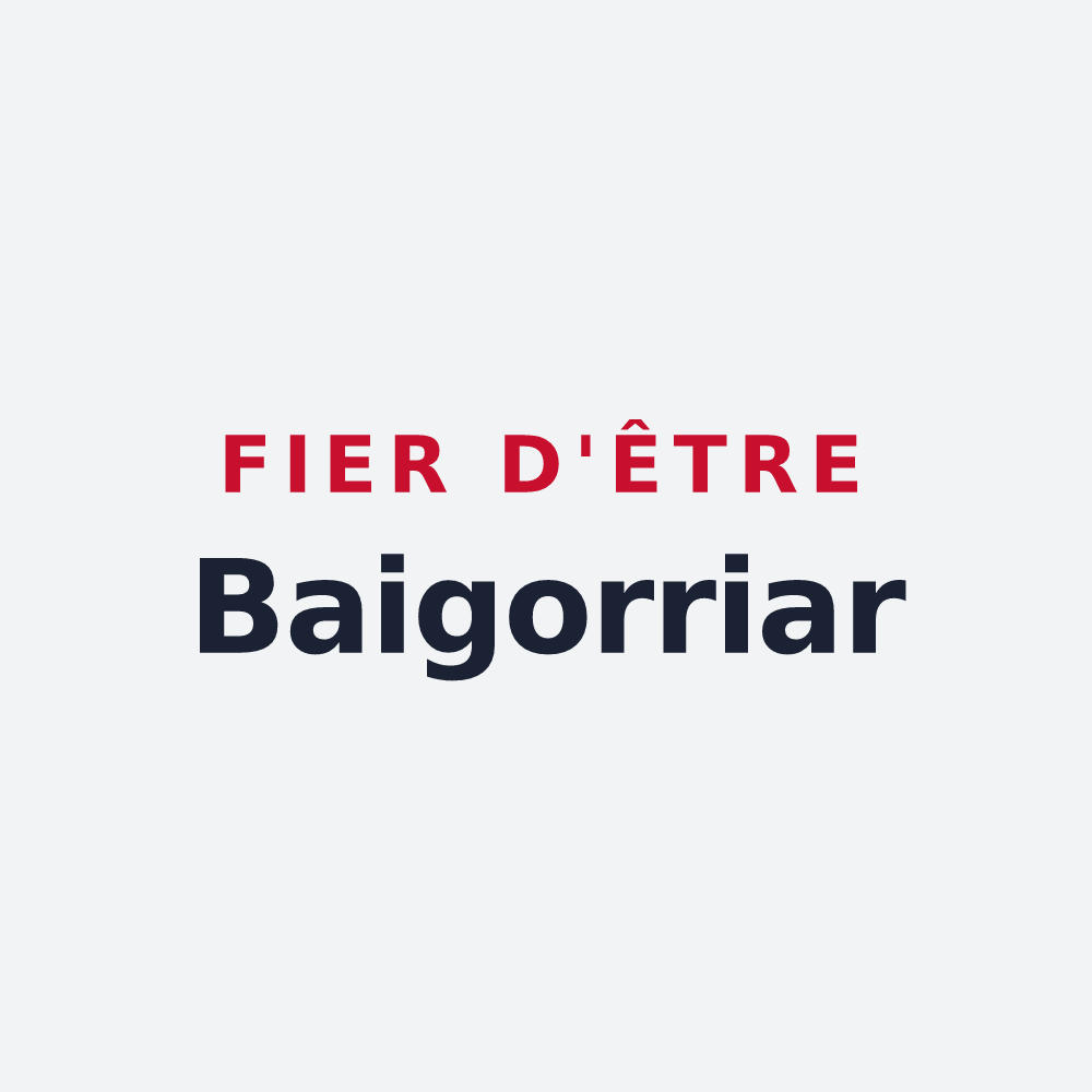Poster « Fier d'être Baigorriar » — design pour Saint-Étienne-de-Baïgorry