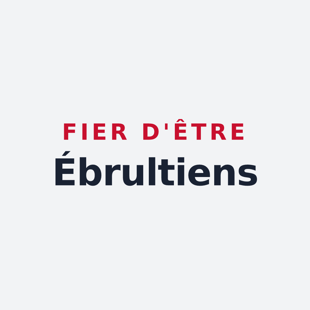 Poster « Fier d'être Ébrultiens » — design pour Saint-Evroult-Notre-Dame-du-Bois