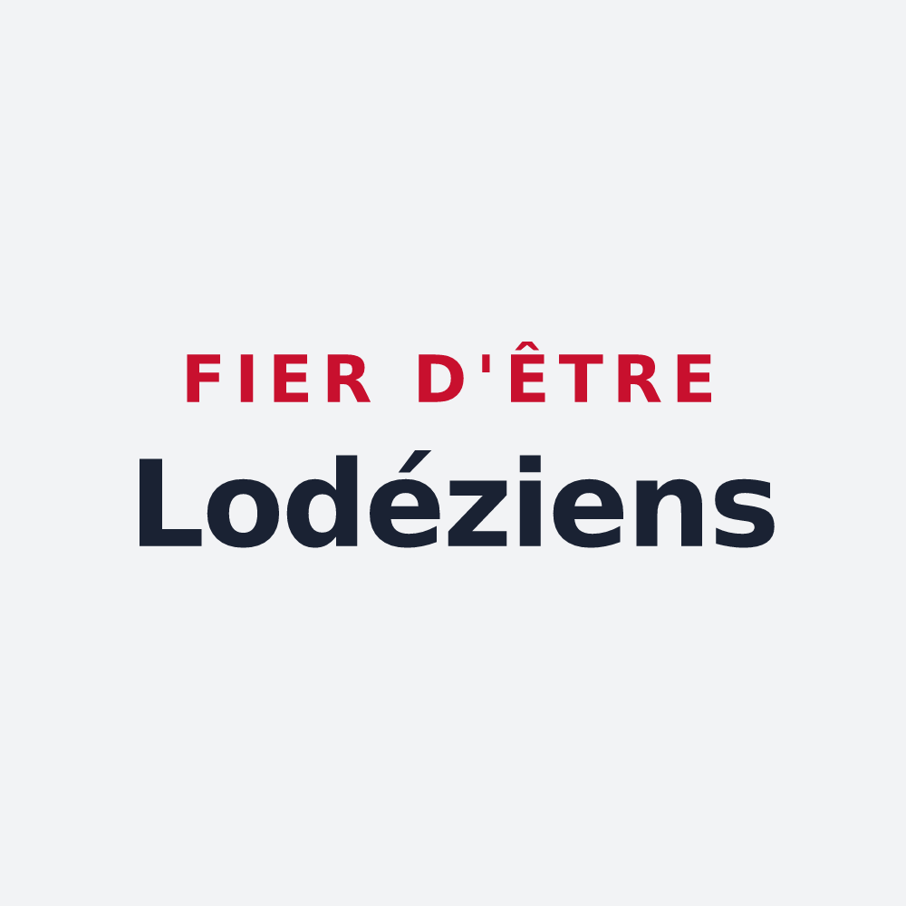 Poster « Fier d'être Lodéziens » — design pour Saint-Félix-de-Lodez
