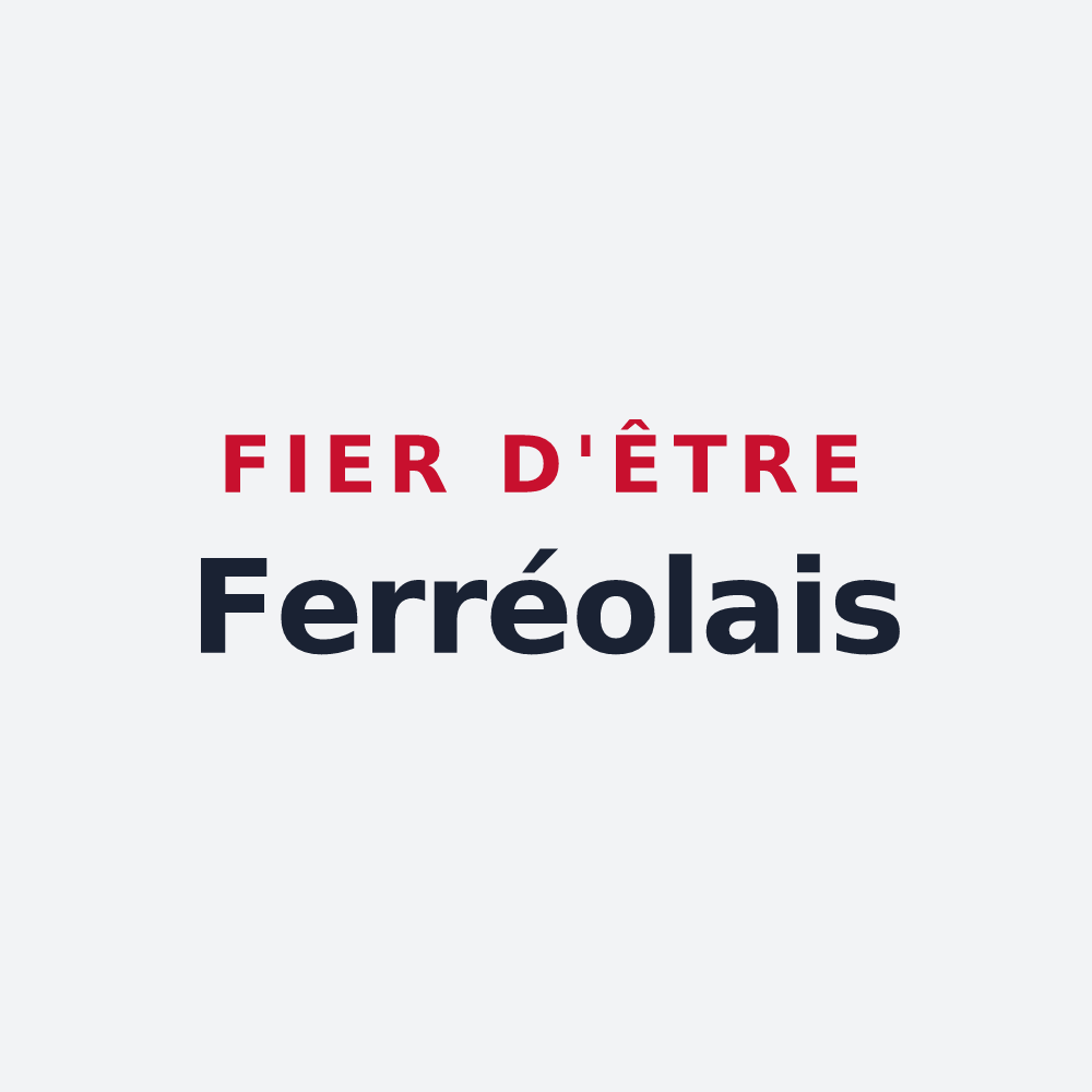 Poster « Fier d'être Ferréolais » — design pour Saint-Ferréol-de-Comminges