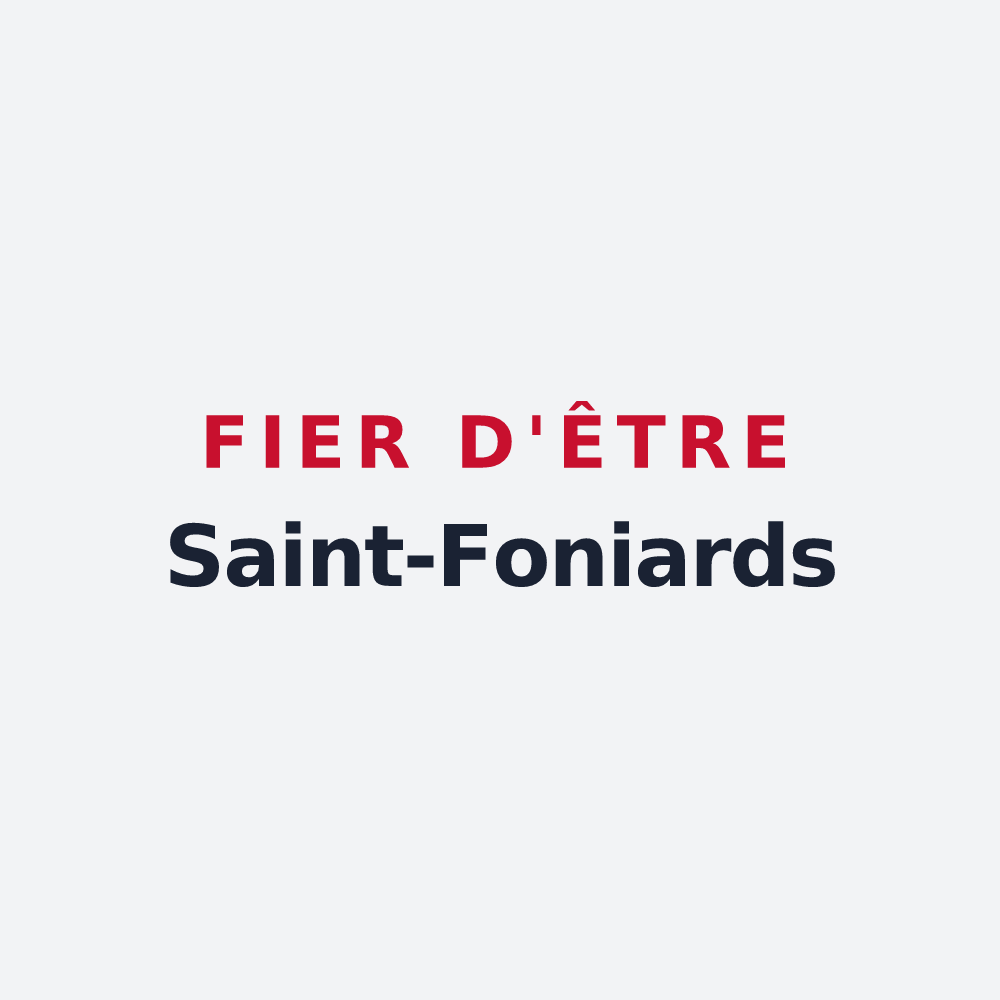 Poster « Fier d'être Saint-Foniards » — design pour Saint-Fons