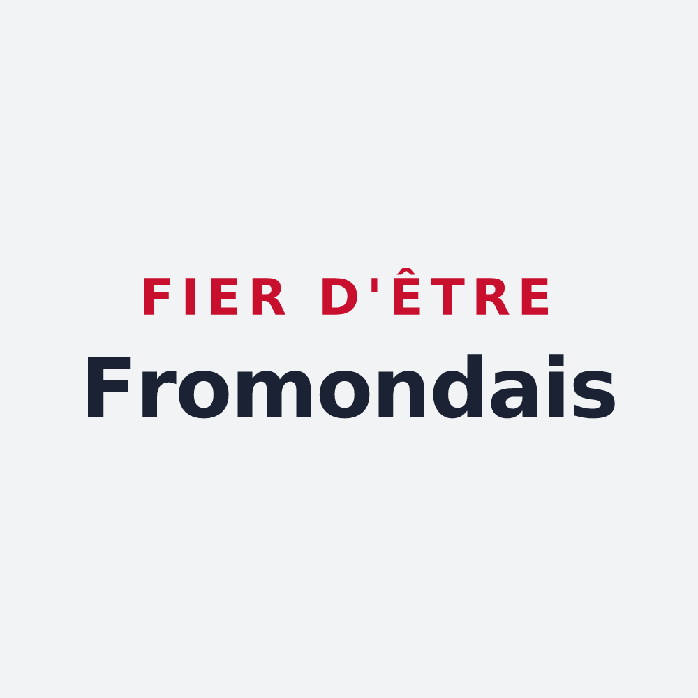 Poster « Fier d'être Fromondais » — design pour Saint-Fromond