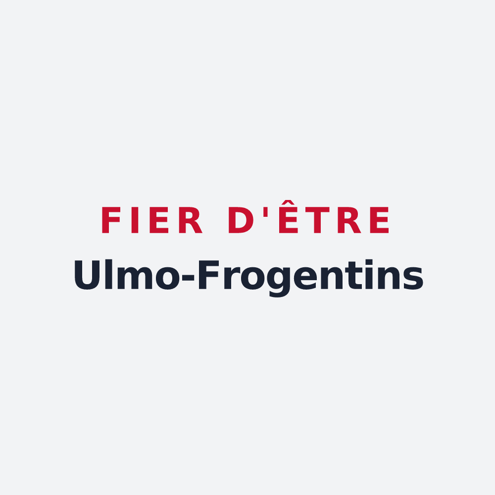 Poster « Fier d'être Ulmo-Frogentins » — design pour Saint-Fulgent-des-Ormes