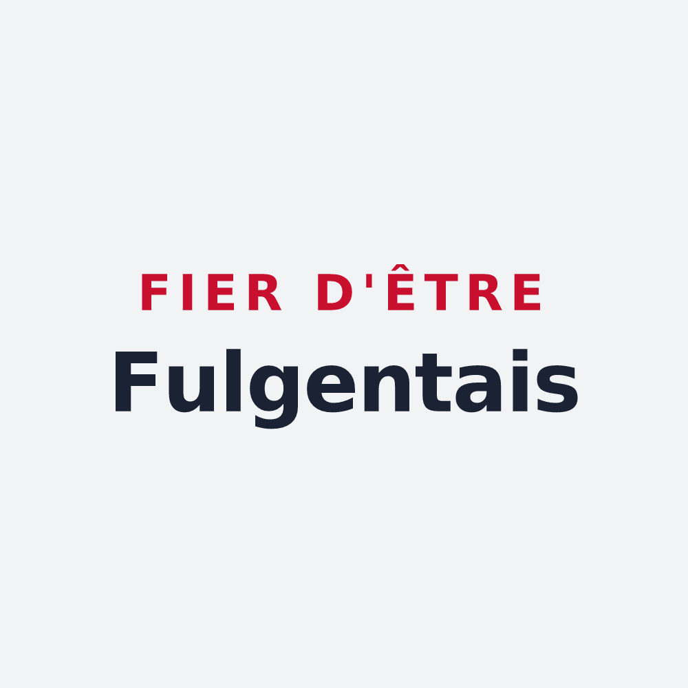 Poster « Fier d'être Fulgentais » — design pour Saint-Fulgent