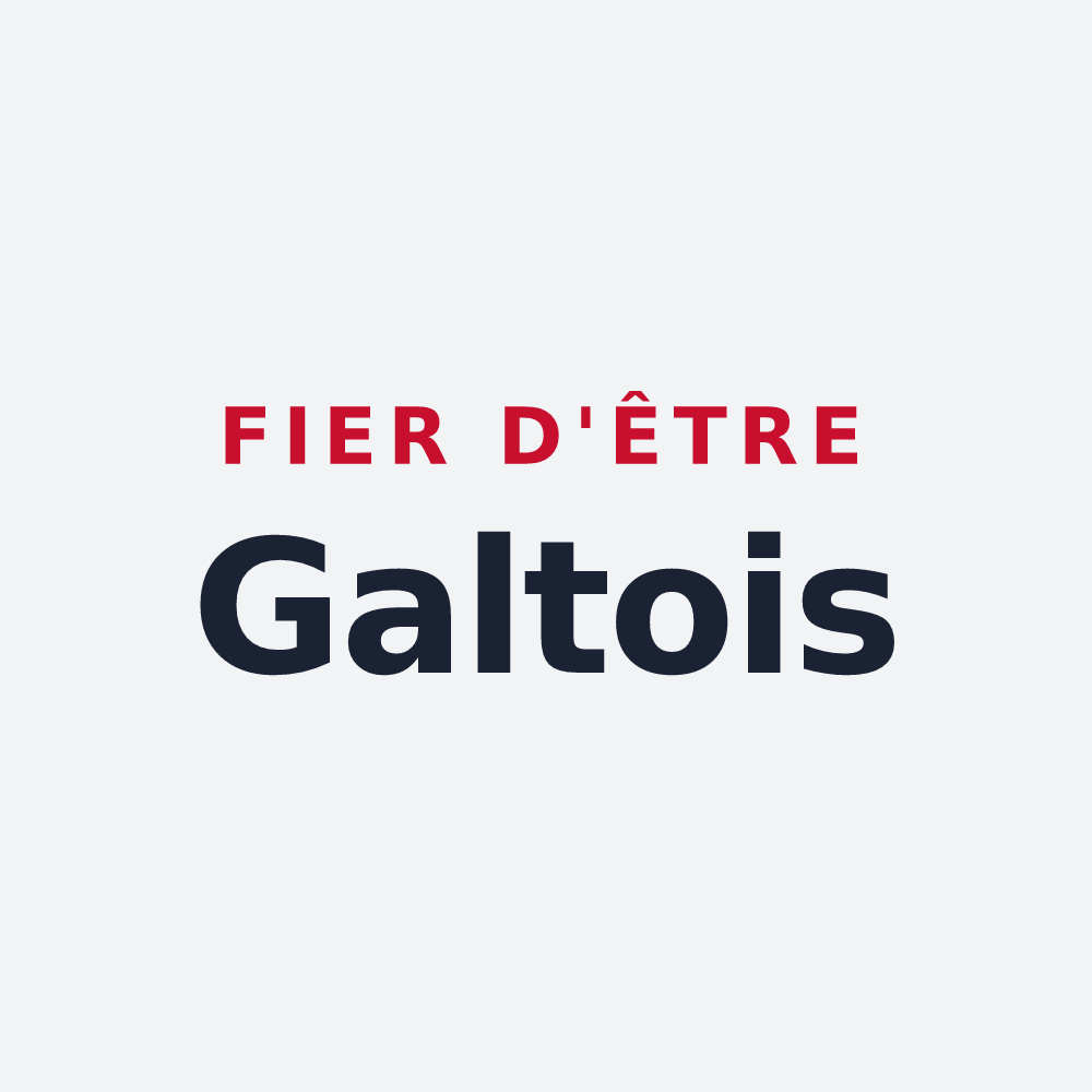 Poster « Fier d'être Galtois » — design pour Saint-Gaultier