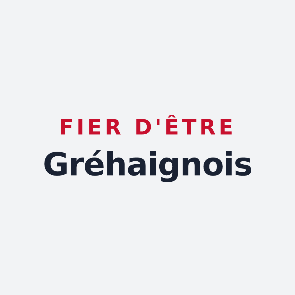 Poster « Fier d'être Gréhaignois » — design pour Saint-Georges-de-Gréhaigne
